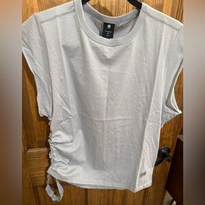 G-Star Women's "Knot" Gray Cap Sleeve Top